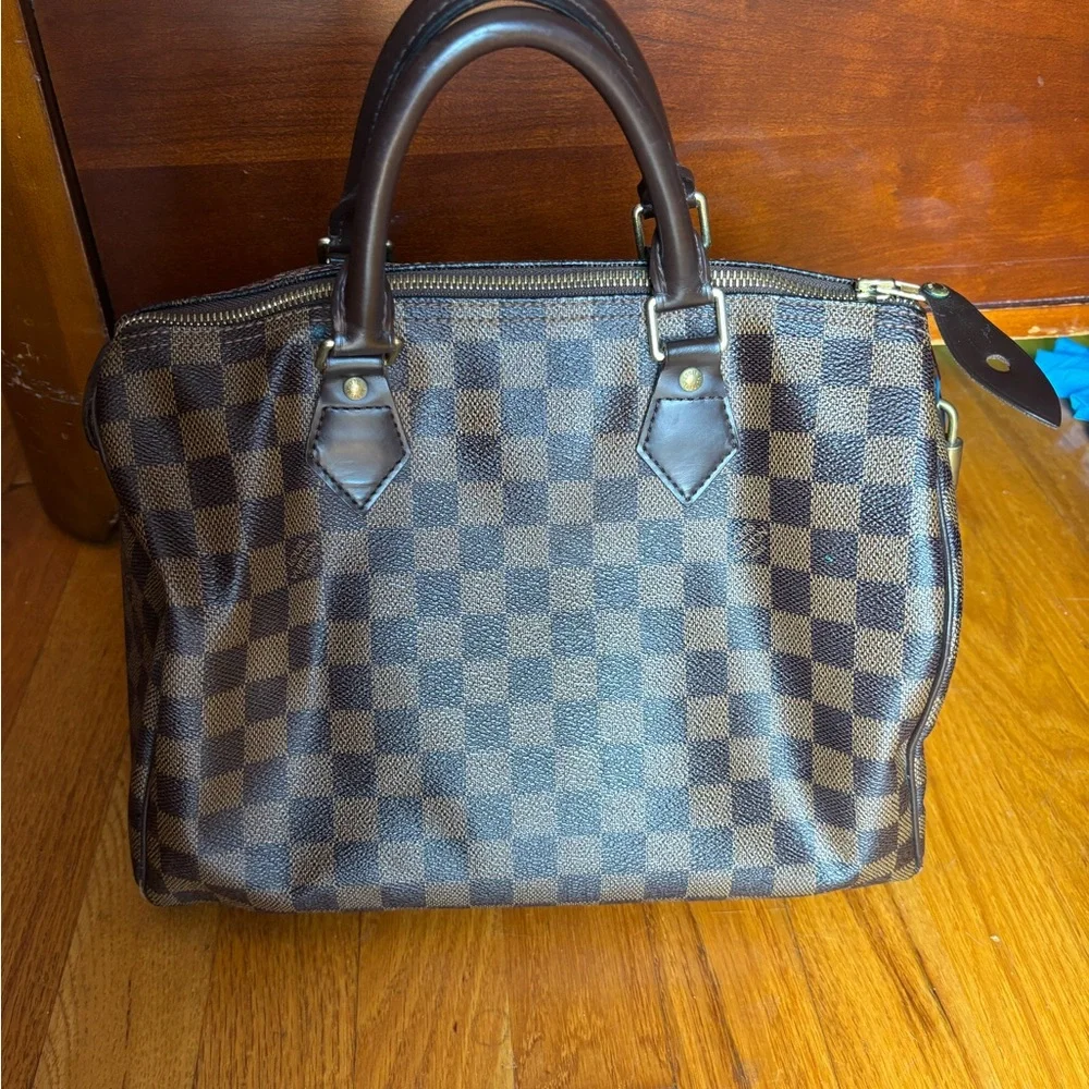 LOUIS VUITTON Damier Ebene canvas, the Speedy 30 100% AUTHENTIC!!!! - Picture 4 of 16